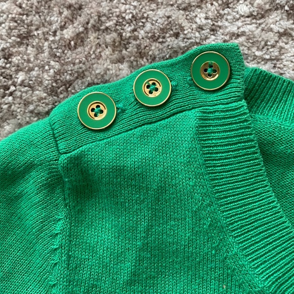 Banana republic emerald green crew neck sweater - Picture 4 of 8